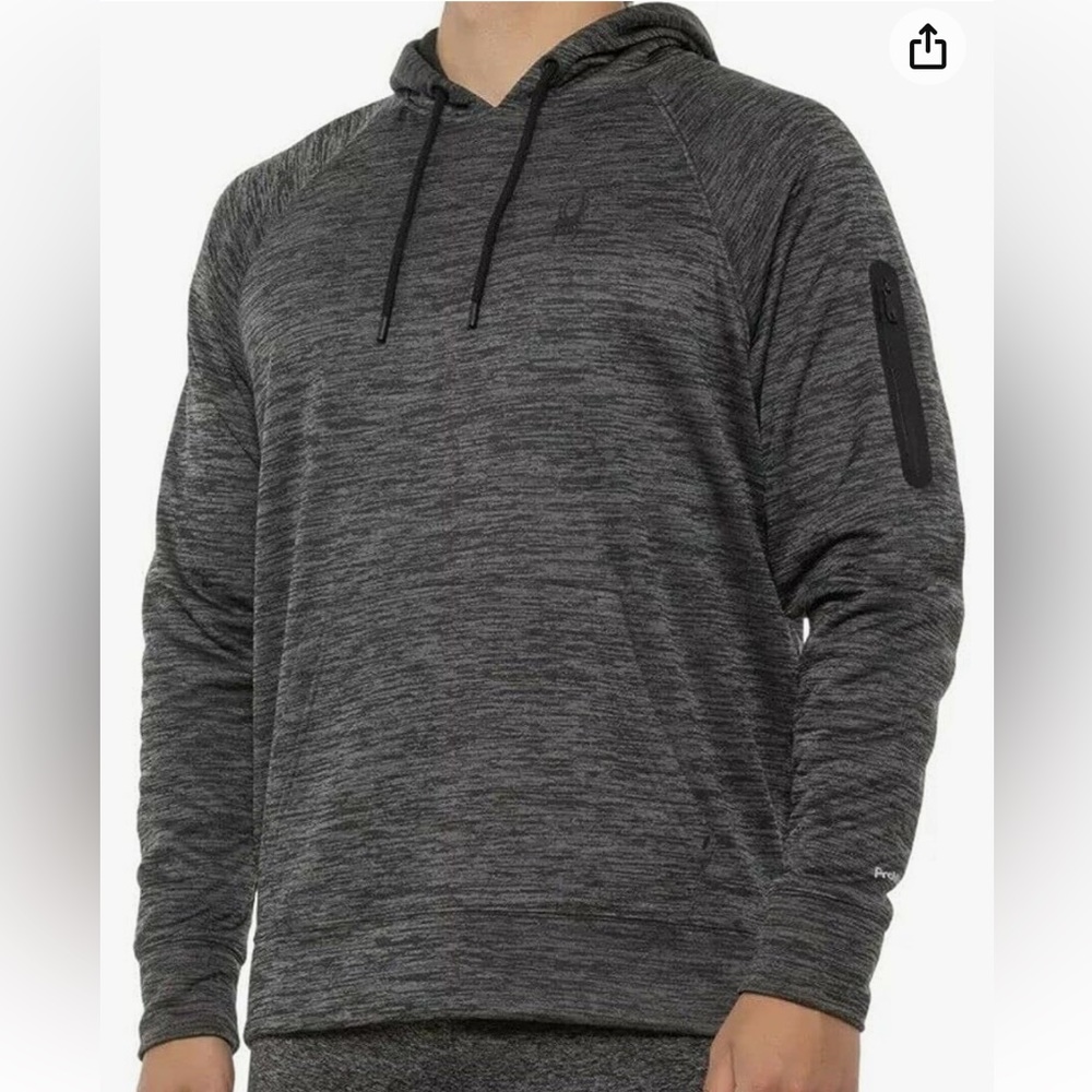 SPYDER Active ProWeb Hoodie Men’s Size‎ Medium Dark Grey